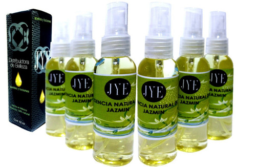 6 Frascos Aceite Jye Jazmin Puro Y Natural 360 Ml