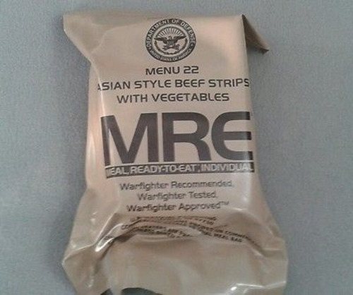 Racion Comida Militar Mre Menu 22 Asian Style Beef Strips