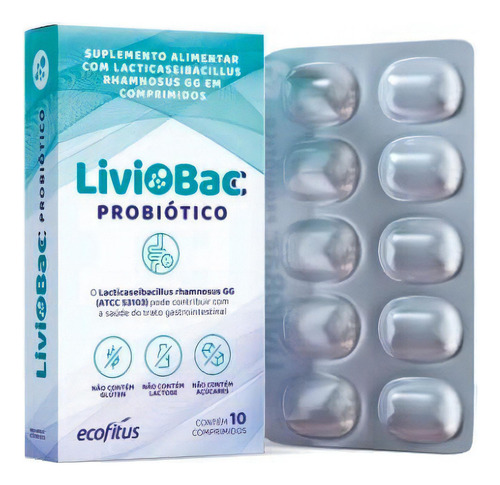 Liviobacc Probiótico 10 Comprimidos Ecofitus