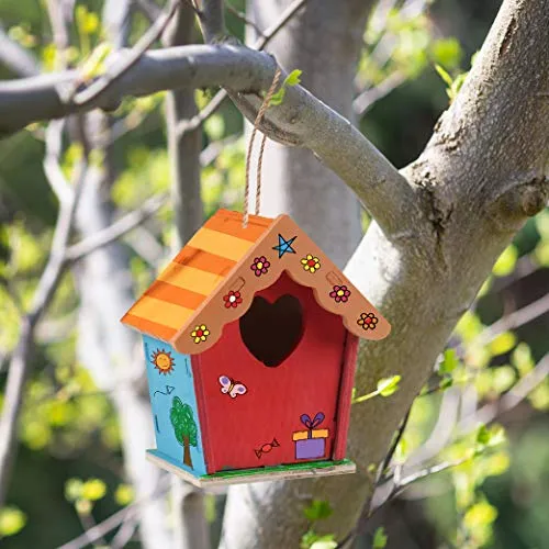 Kit De Casas Pájaros Diy Niños, Construye Tu Propia C...