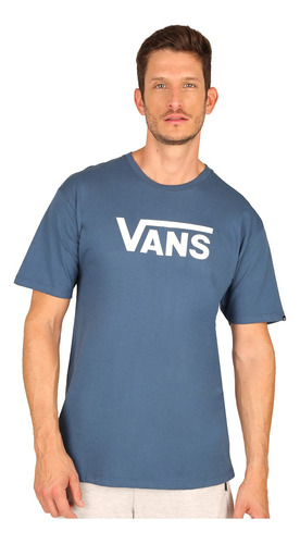 Remera Vans Classic -logo En Azul Marino | Moov