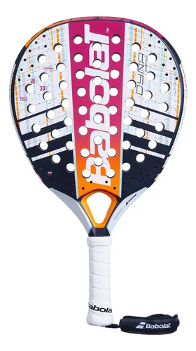 Paleta De Padel Babolat Dyna Energy Color Blanco Negro Naranja Rosa 2024
