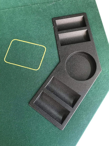 Tablero Poker Mesa Juegos Texas Holdem Black Jack Octagonal