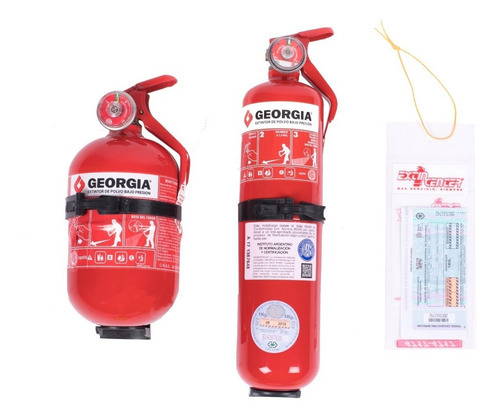 Matafuegos Georgia 1kg Modelo Corto Para Auto Vtv