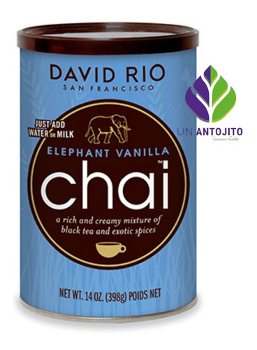 Elephant Vanilla Chai 398 Grs David Rio