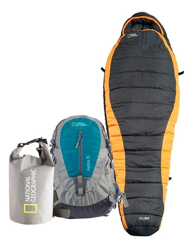 Set De Sleeping Bag Mochila Daytona 25 Bolsa Seca 5l Natgeo