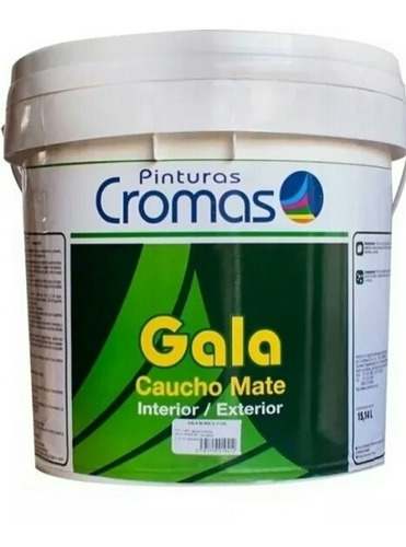 Pinturas Cromas Gala Cañete Blanco Superior Caucho Clase A A