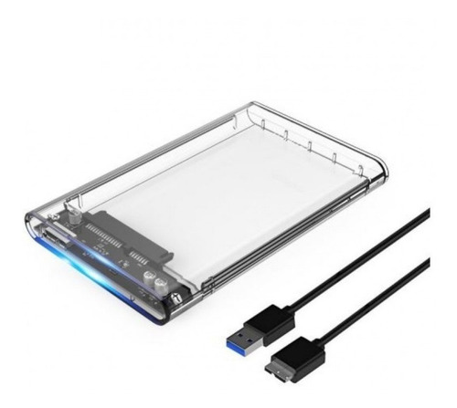 Carry Disk Transparente Disco Sata 2.5 Hdd Ssd Usb3.0 Fideco