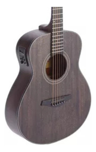 Violão Phx Traveller Px-36 Bk Aço Eletroacústico - Cor Preto Orientação Da Mão Destro
