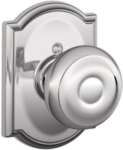 Schlage - Pomo Georgiano Con Cierre Sin Giro Camelot, Cromad