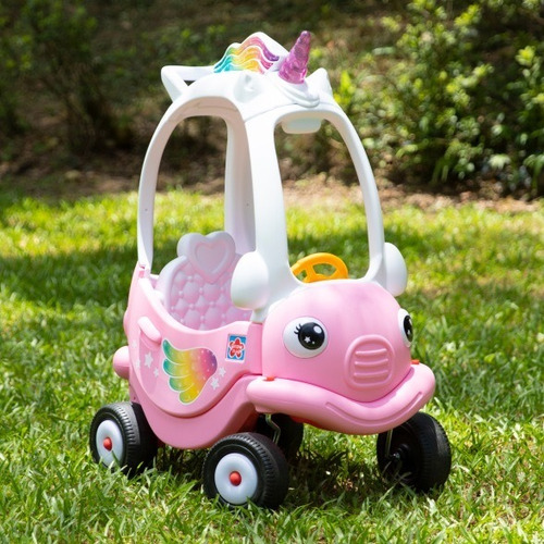 Quadriciclo Infantil Unicorn Com Buzina Chave Alça E Mais