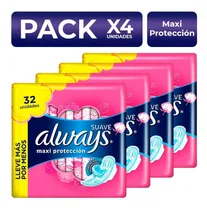 Comprar Packx4 Toallas Suave Maxi Protección Con Alas 32un