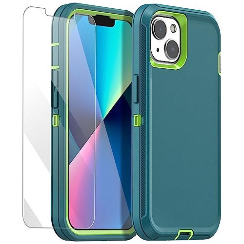 Funda Para iPhone 13/iPhone 14 6.1 Pulgada Uso Rudo Drop -02