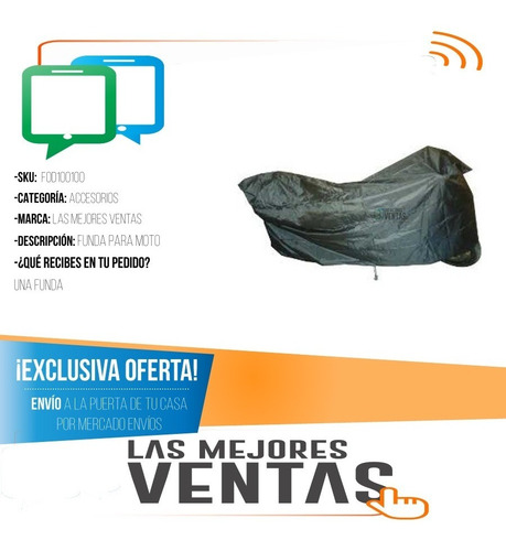 Funda Motocicleta Impermeable Protección Contra Polvo/lluvia