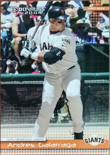 Andrés Galarraga,2004 Donruss San Francisco Giants 