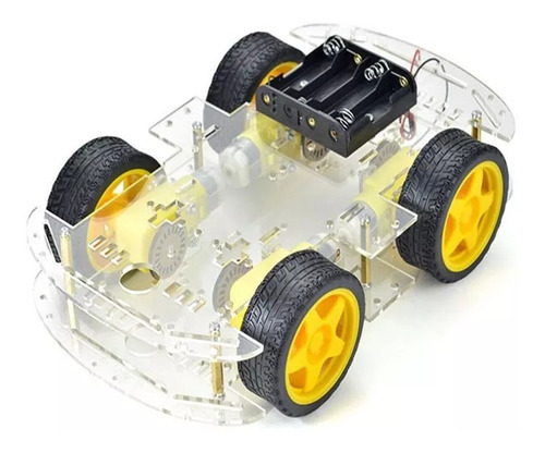 Chasis Carro Robot Seguidor De Línea Arduino Kit - Tecmikro