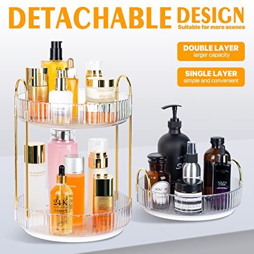 Almacenamiento Giratorio De Maquillaje De Baño, Estante 2 Ni