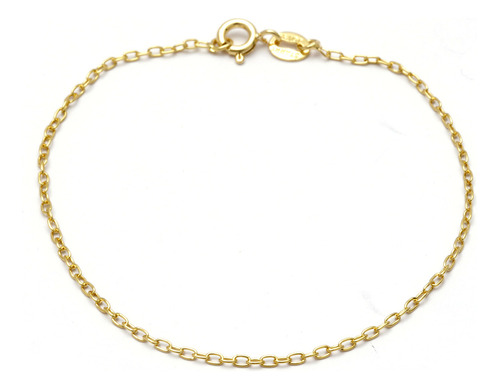 Pulsera Forcet 2mm 19cm De Acero Dorado 