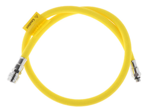 Regulador De Manguera Lp De Baja Presión 90cm Amarillo