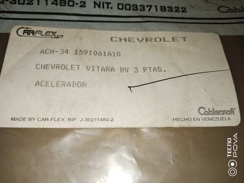 Guaya De Acelerador Ach-34/chevrolet Vitara-3ptas 