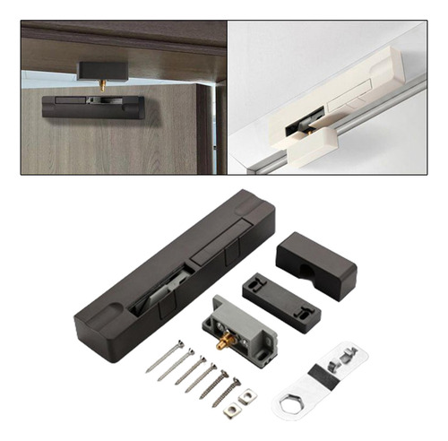 Amortiguador De Puerta, Automático Con Tornillo, R Marrón
