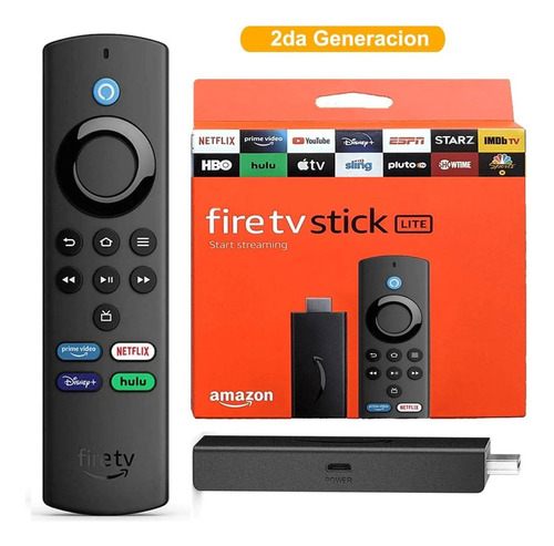 Amazon Fire Tv Stick Lite De Voz Full Hd 8gb Negro