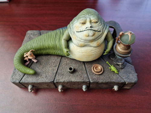 Star Wars Jabba The Hutt Trono 3d Printed 3.75 Pulgadas (Usado)