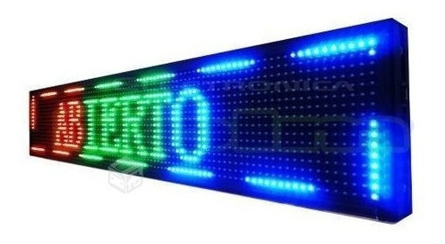 Letrero Led Compartido 3 Color Panel Publicitario Programab
