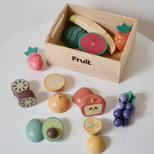 Juego De Cortar Frutas, Juguetes De Cocina, Coordinación
