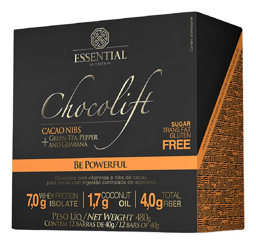 Chocolift Be Powerful 480g - Essential Nutrition