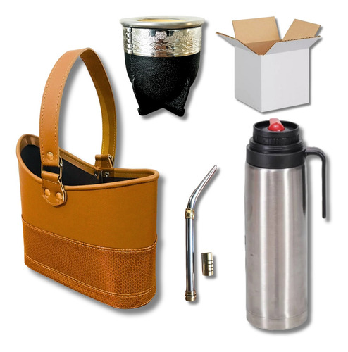 Equipo Matero Set Completo Bolso Mate Imperial Termo 1 Litro