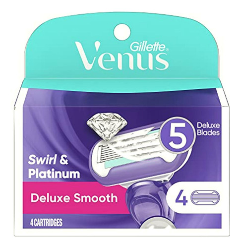 Gillette Venus Extra Smooth Swirl Cuchillas De Afeitar Para