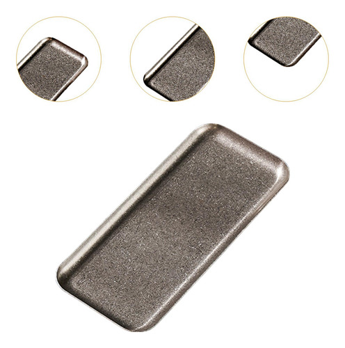 4 Bandeja Rectangular Para Servir, Bandeja 20 Cm X 8,5 Cm