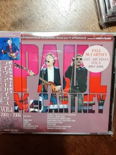 2 Cd- Paul Mccartney- Live Archives Vol. 4 (original Japan)