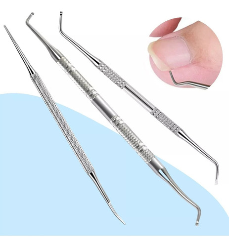 3pcs Herramienta Para Uñas Encarnadas Lima Uñas Del Pie