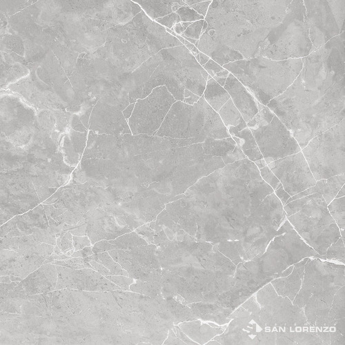 Imagen 1 de 7 de Porcellanato 1cal 57,7x57,7 Marmol Suria Grey San Lorenzo