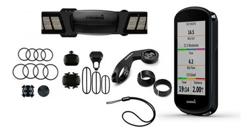 Ciclocomputadora Garmin Edge Edge 1030 Plus Bundle color negro