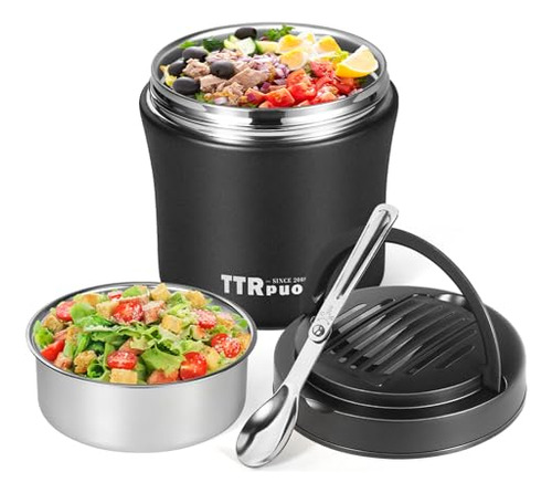 Ttrpuon Insulated Food Container Soup Thermos For Hot Gct1z