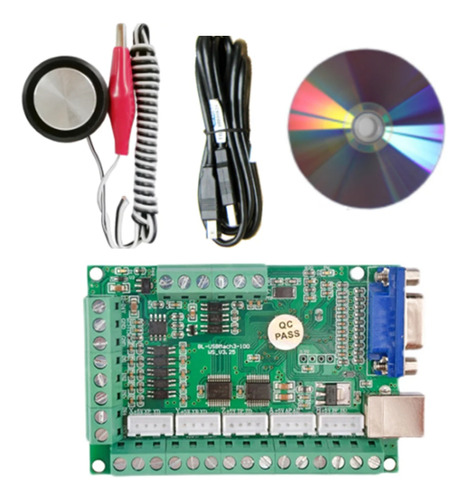 Controlador De Movimiento Usb Mach3 V3.25 Placa Cnc De 5 Eje