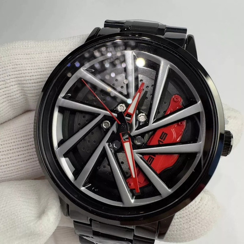 De Reloj Rin Auto Deportivo Giratorio Acero Inox Skmei 1990