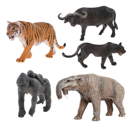 Modelo De Animal Prehistórico De 5 Piezas, Decoración De