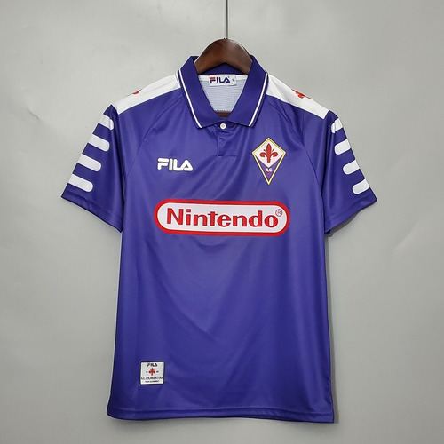 Camiseta Retro De Fútbol Fiorentina Local 1998
