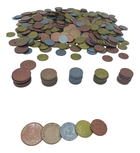 Juego De Monedas Educativas Con 480 Piezas