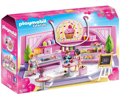 Playmobil 9080 Cafeteria Y Cupcake