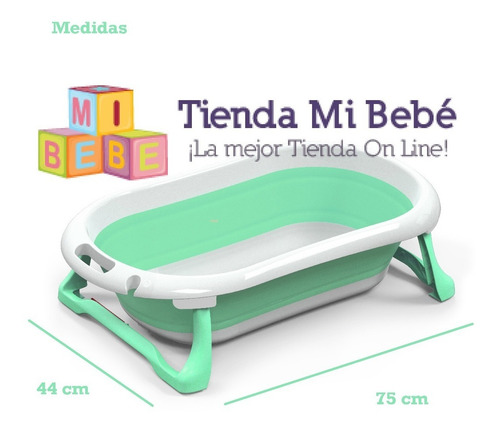 Imagen 2 de 4 de Bañadera Bebe Plegable Bañera + Red Reductora Oferta Regalo