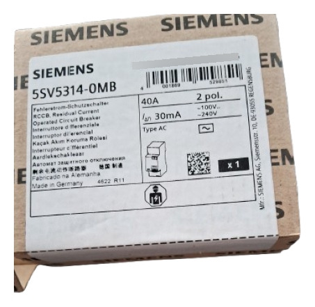 Dispositivo Dr Bipolar 40a 30ma 5sv53140mb Siemens