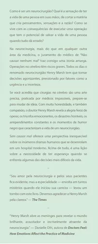 Sem Causar Mal: Histórias de vida, morte e neurocirurgia, de Marsh, Henry.  nVersos Editora Ltda. EPP,Orien Publishing, capa mole em português, 2017