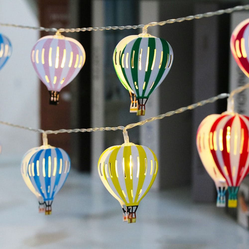 Cadena De Luces Para Globos Aerostáticos, 10 Led