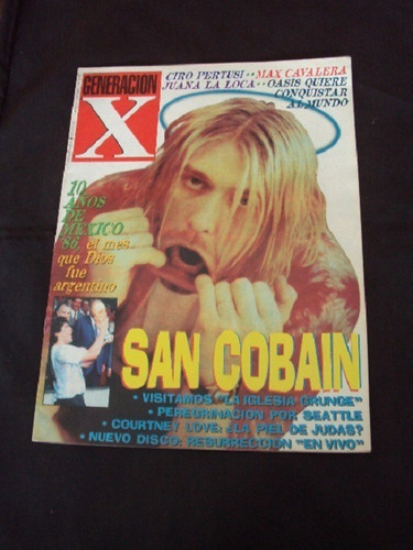 Revista Generacion X # 186 - Tapa Kurt Cobain