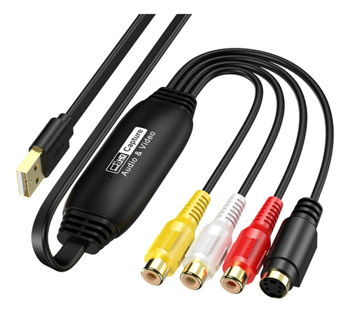 S Convertidor Usb De Captura De Vídeo Vhs A Digital Usb 2.0